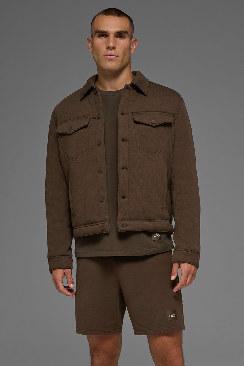 Ease Trucker Jacket - Espresso--2