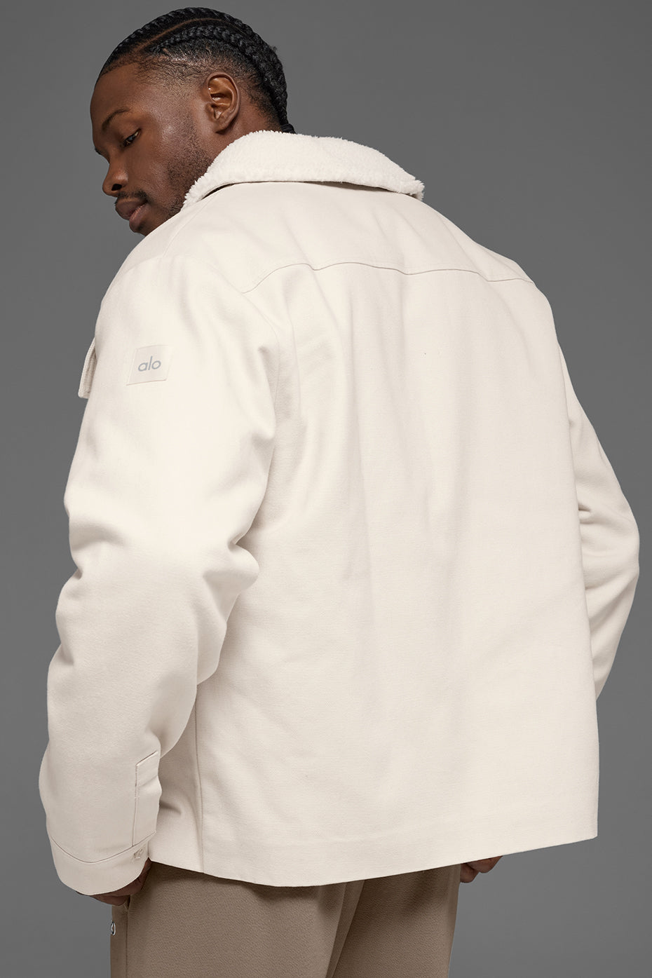 Canvas Utility Shacket - Bone--1
