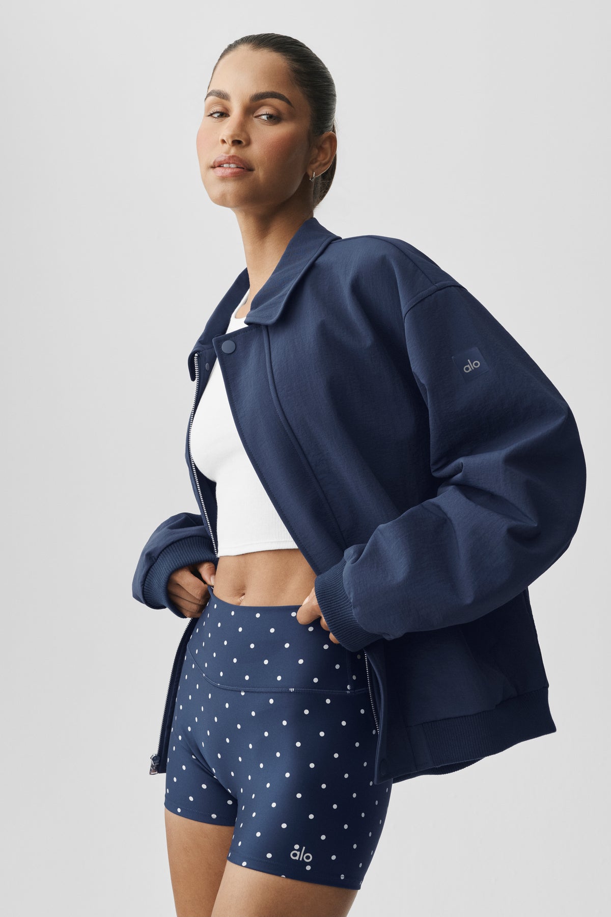 Duality Bomber Jacket - Navy--0