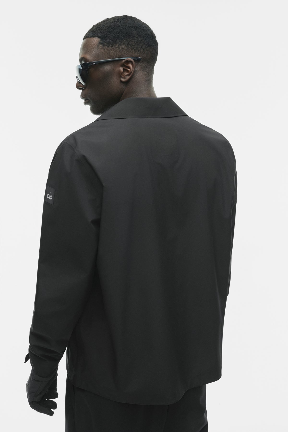 Alpha Shell Overshirt - Black--2