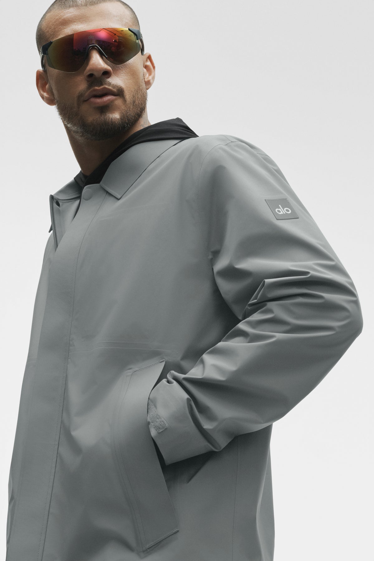 Alpha Shell Overshirt - Monument--2