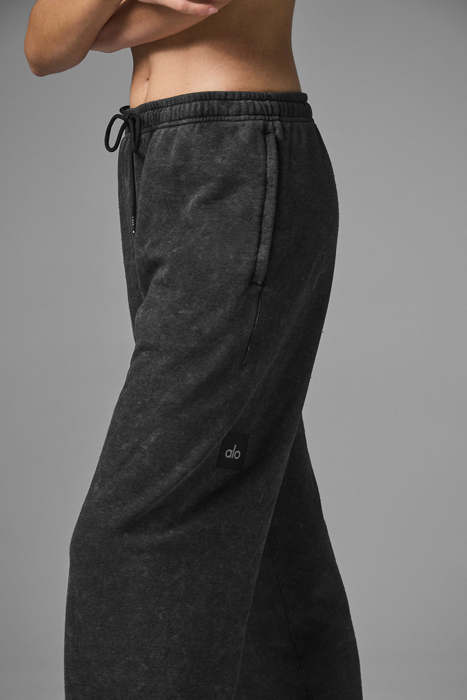 Chill Vintage Wash Sweatpant - Black Wash--1