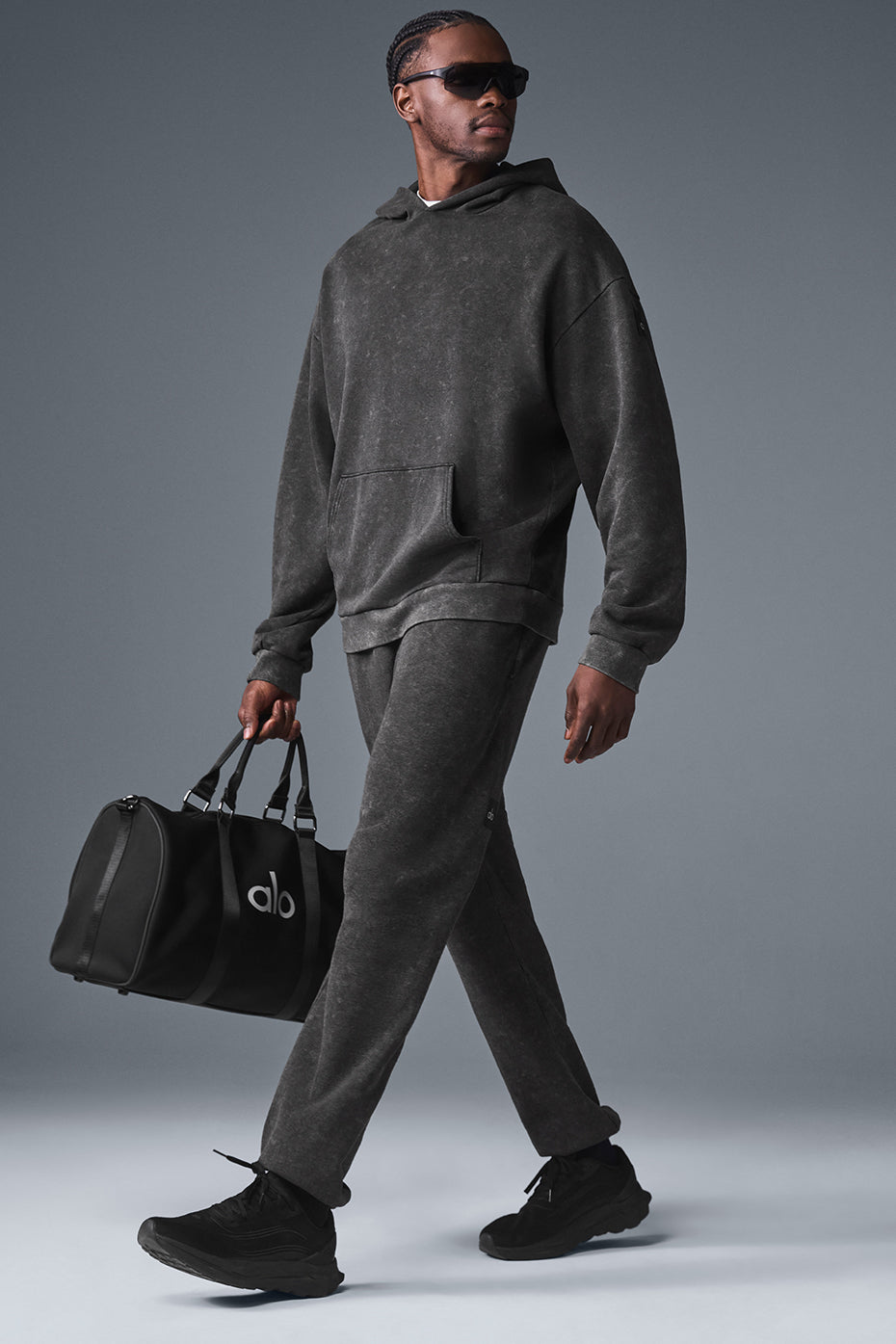 Chill Vintage Wash Sweatpant - Black Wash--3