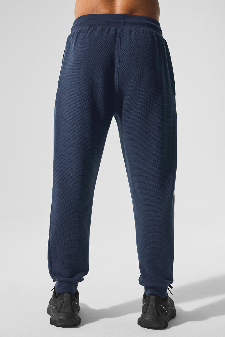 Micro Waffle Fast Break Jogger - Navy--1