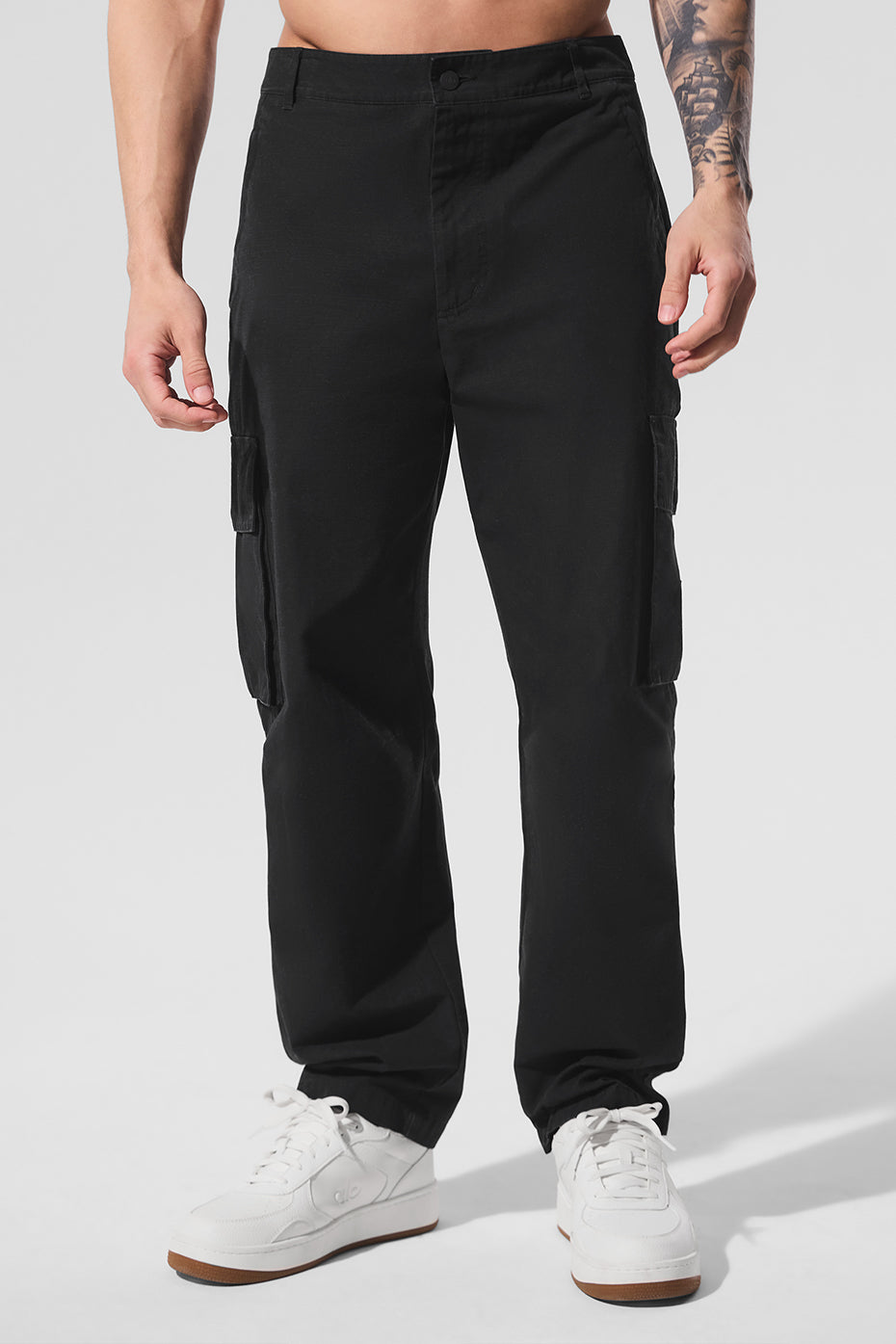 Cargo Ripstop Trouser - Black--0