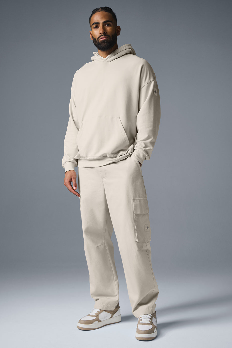 Cargo Ripstop Trouser - Bone--3