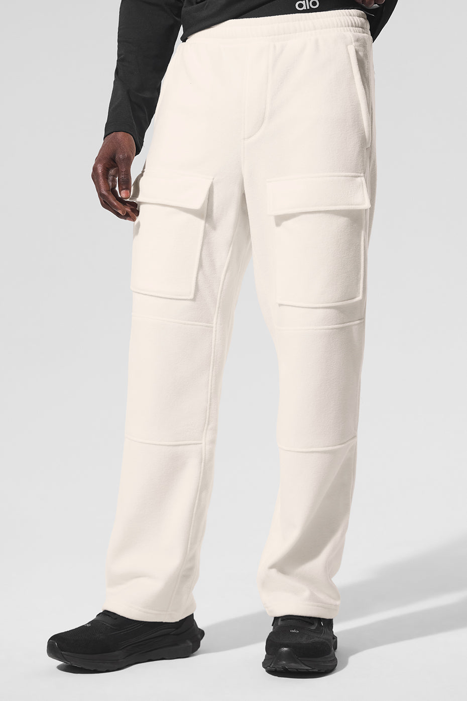 Polar Fleece Ridge Cargo Pants - Ivory--3