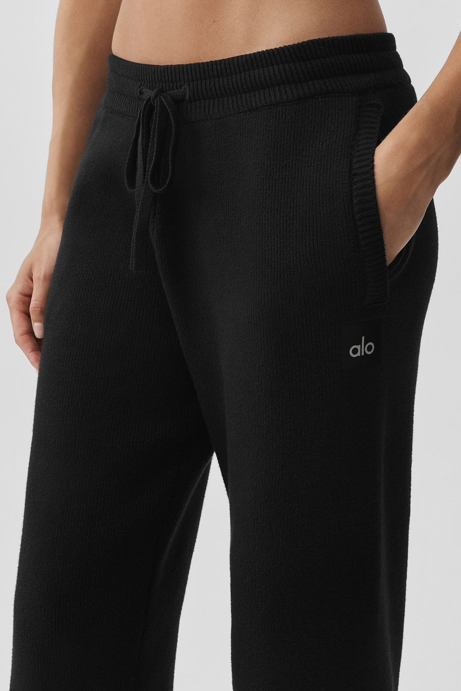 Scholar Straight Leg Sweatpant - Black--2