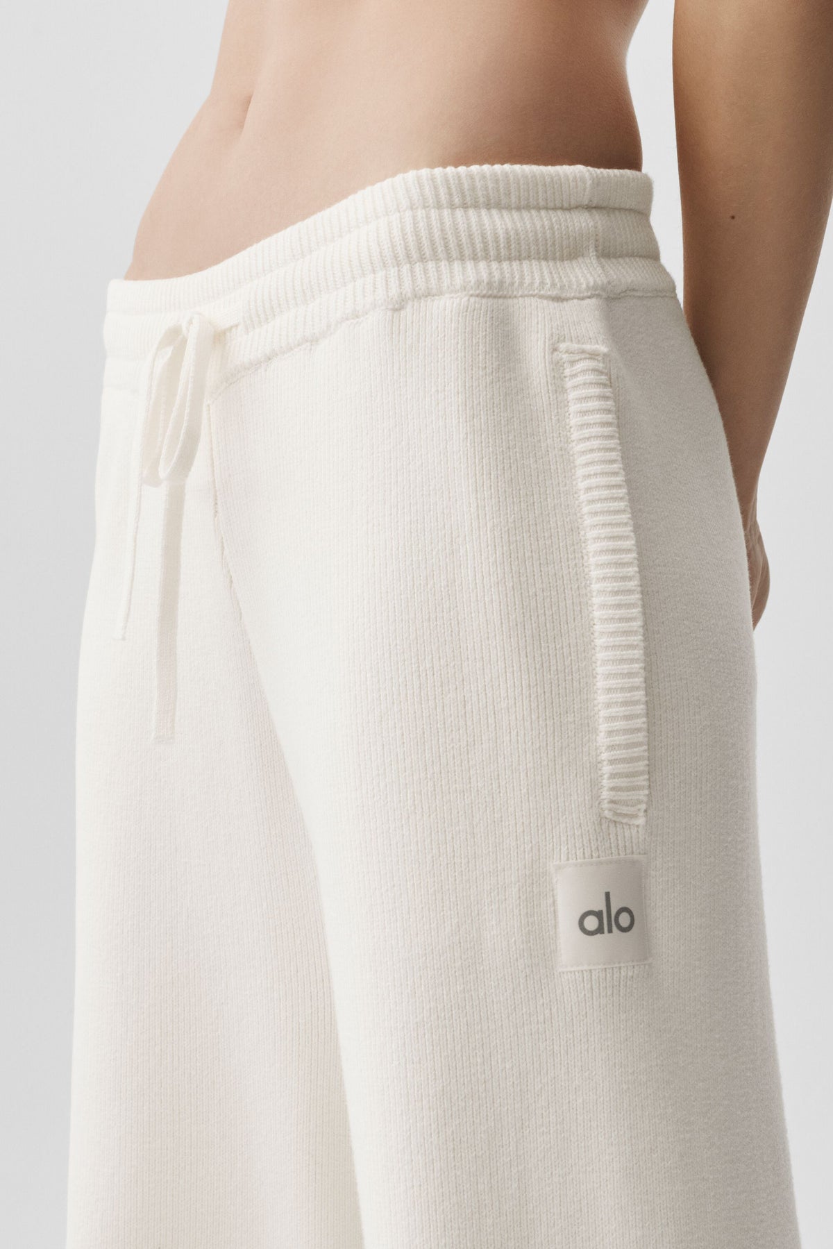 Scholar Straight Leg Sweatpant - Ivory--2