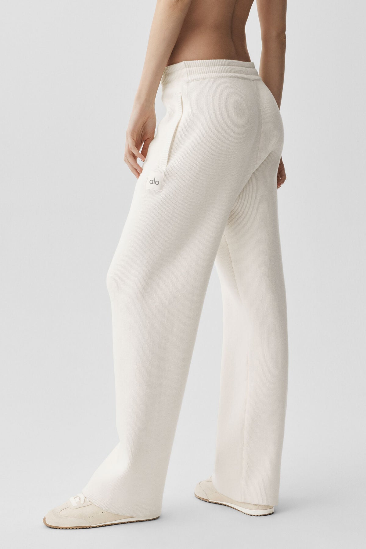 Scholar Straight Leg Sweatpant - Ivory--1