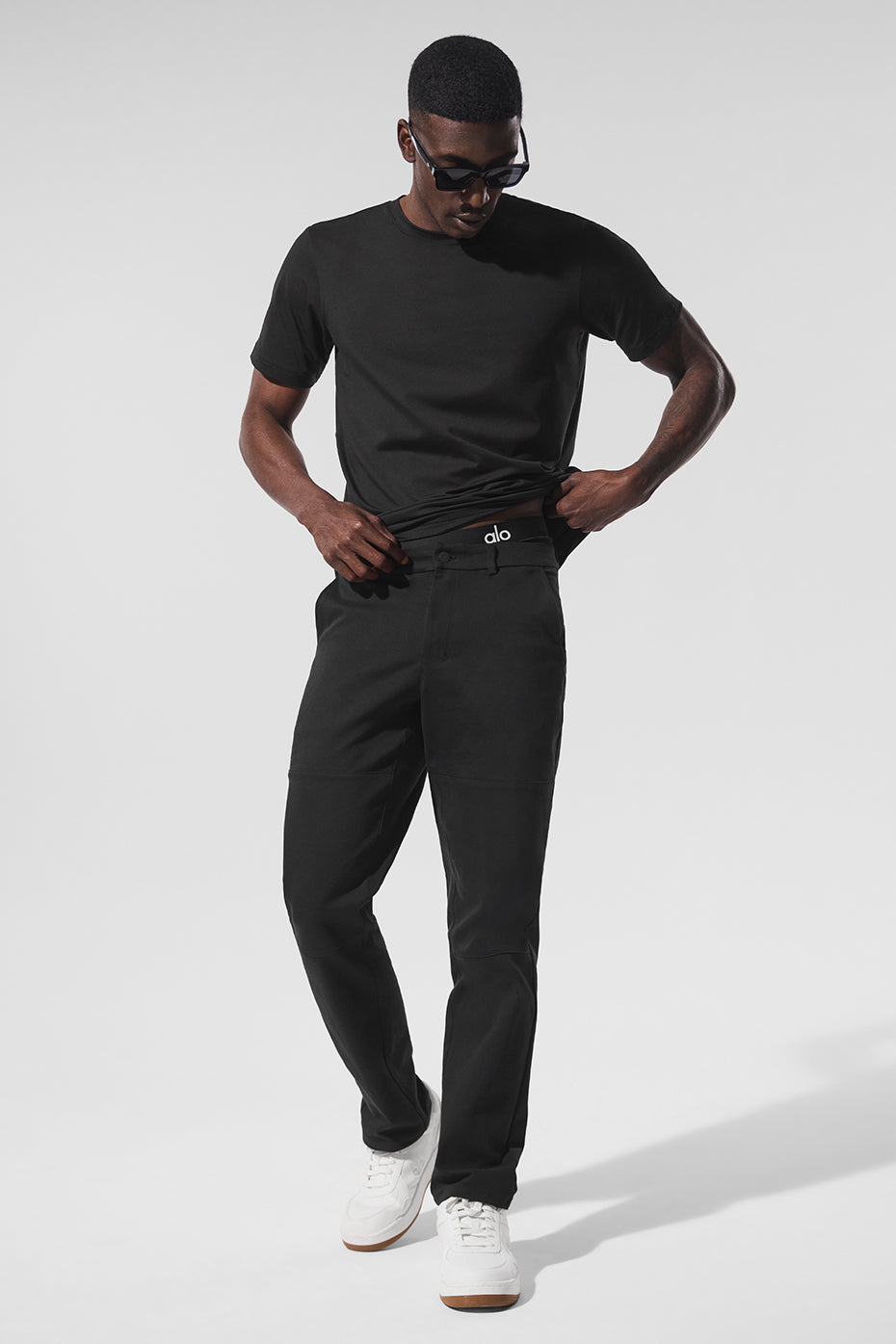 Edition Sueded Pant - Black--3