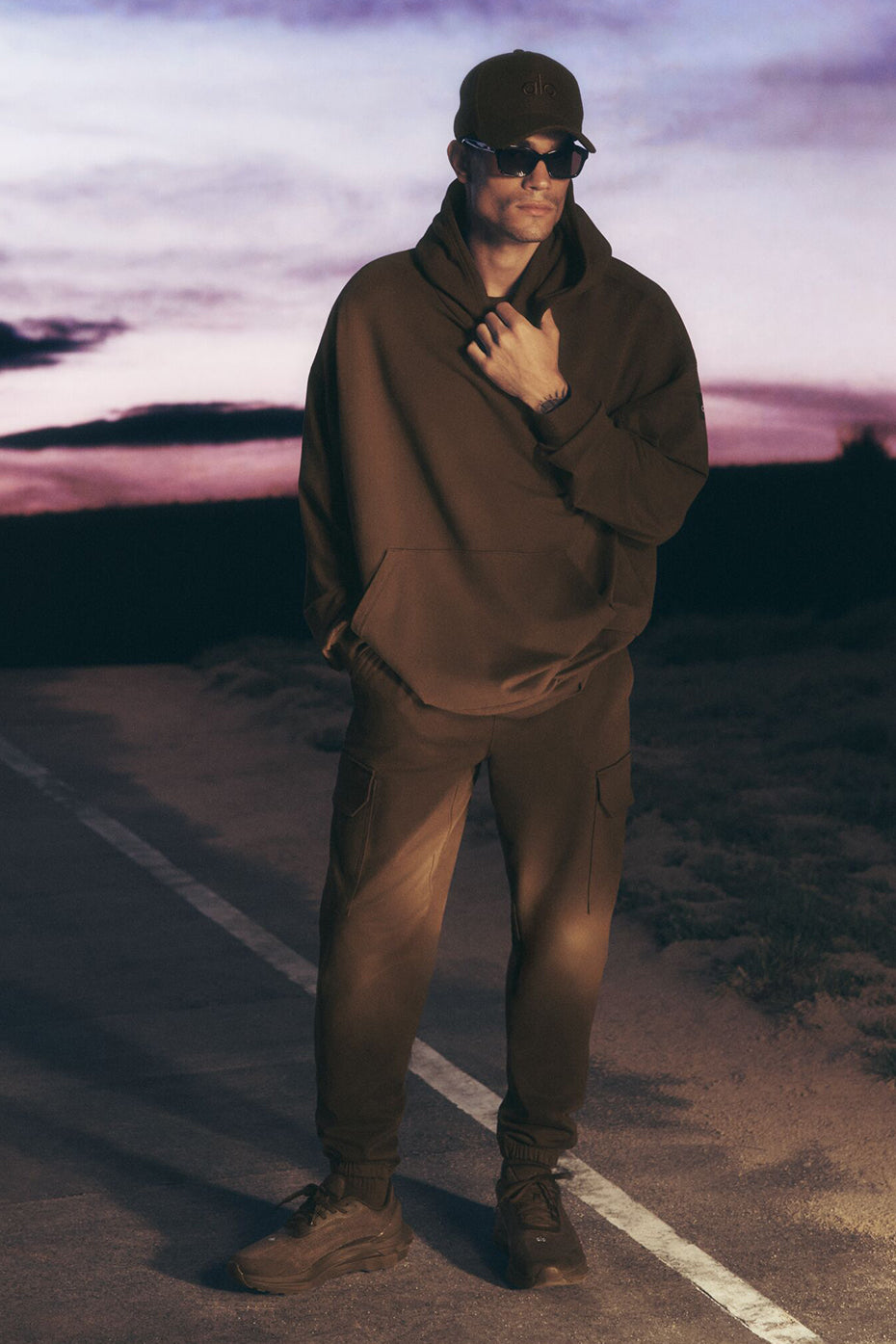 Edition Sueded Jogger - Espresso--0