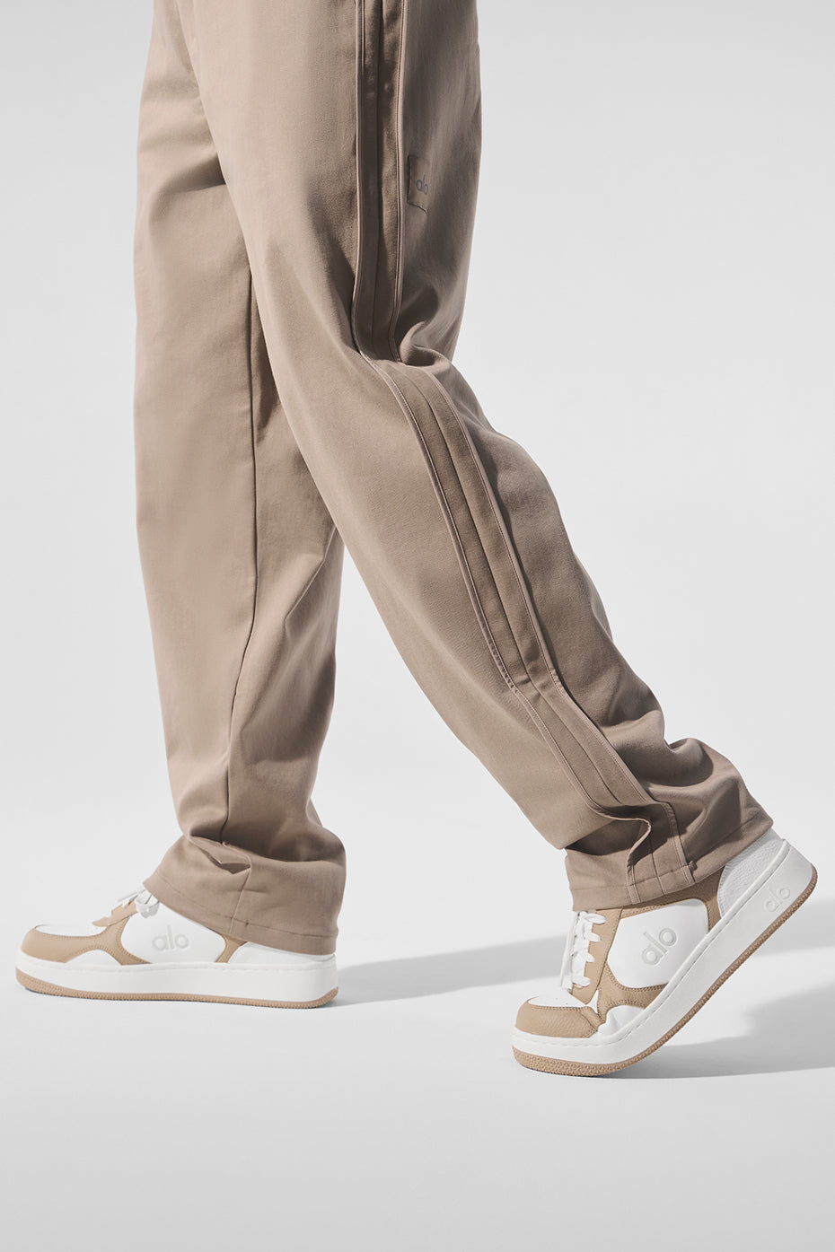 Edition Sueded Straight Leg Pant - Gravel--3