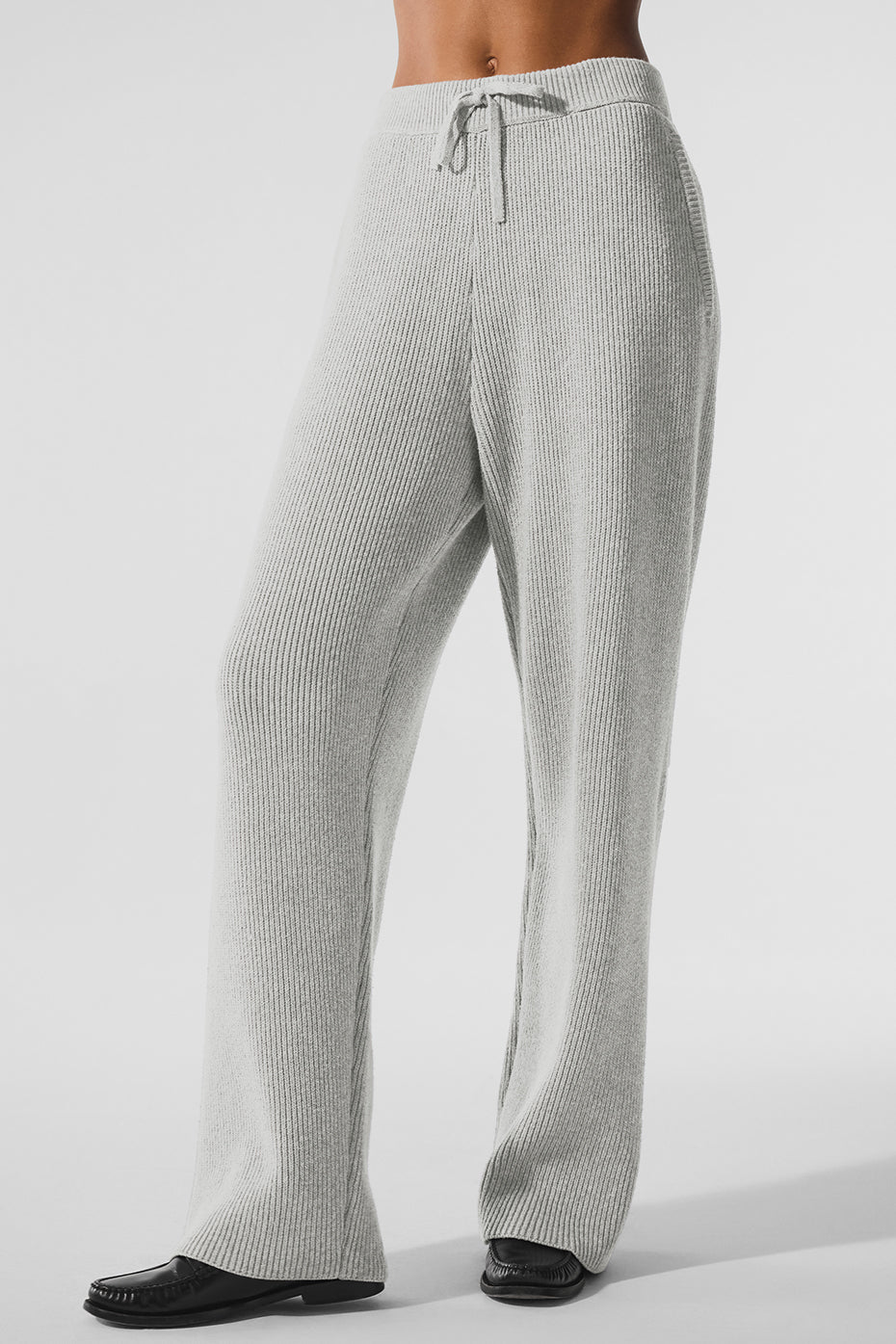 Domain Rib Knit Sweatpant - Athletic Heather Grey--0