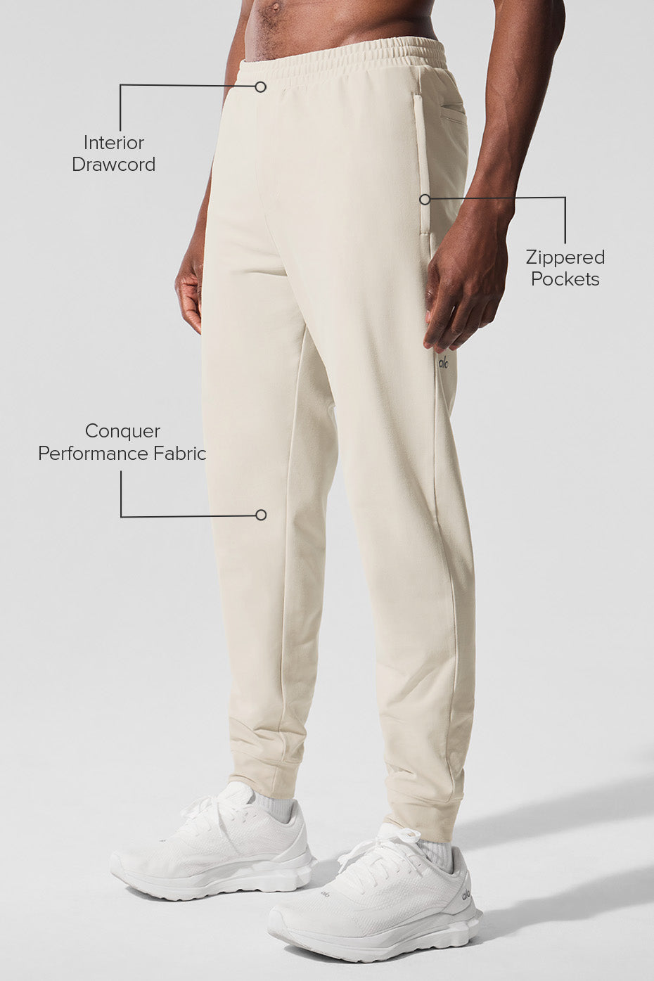 Conquer Max Performance Jogger - Bone--1