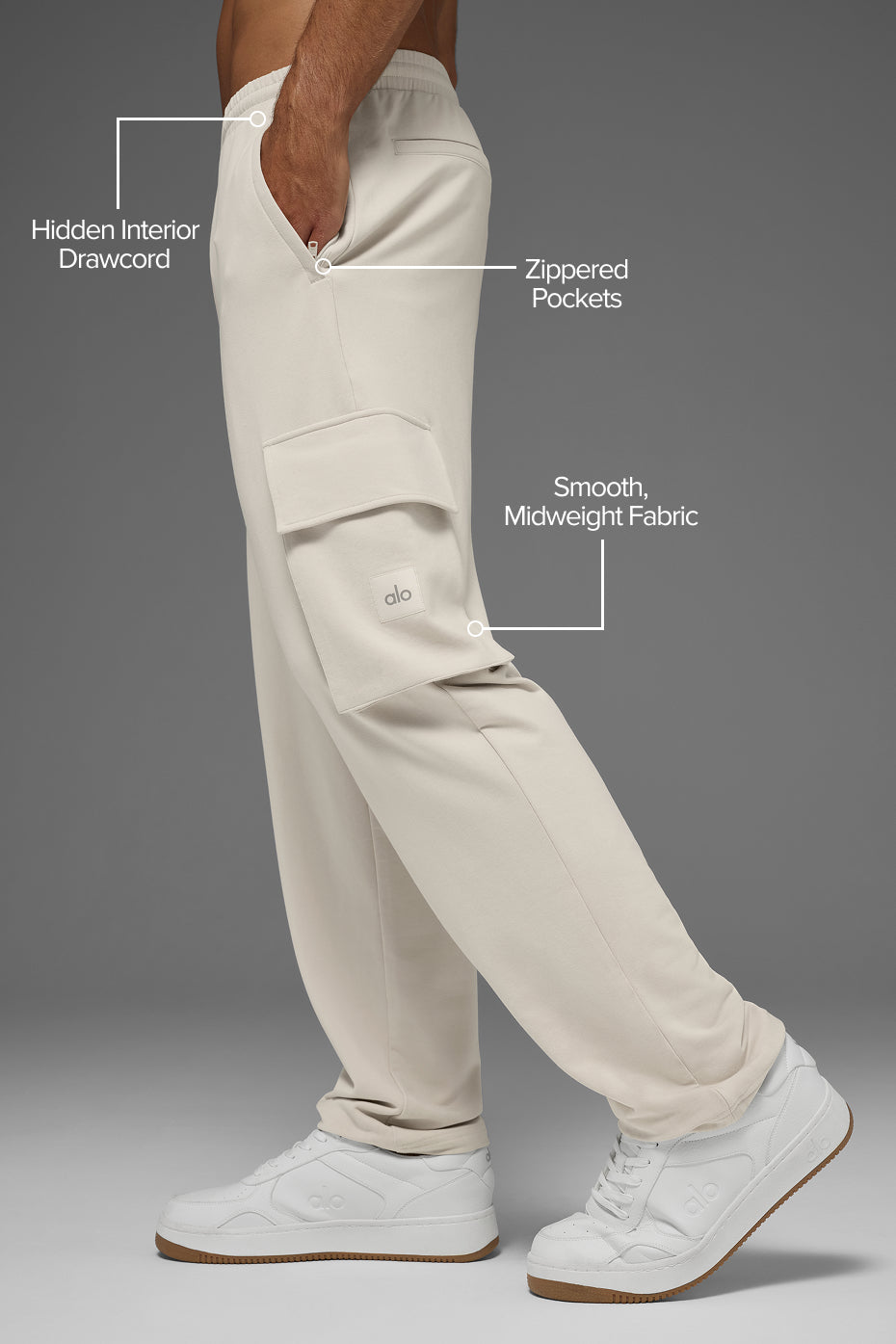 Double Take Cargo Pant - Bone--1
