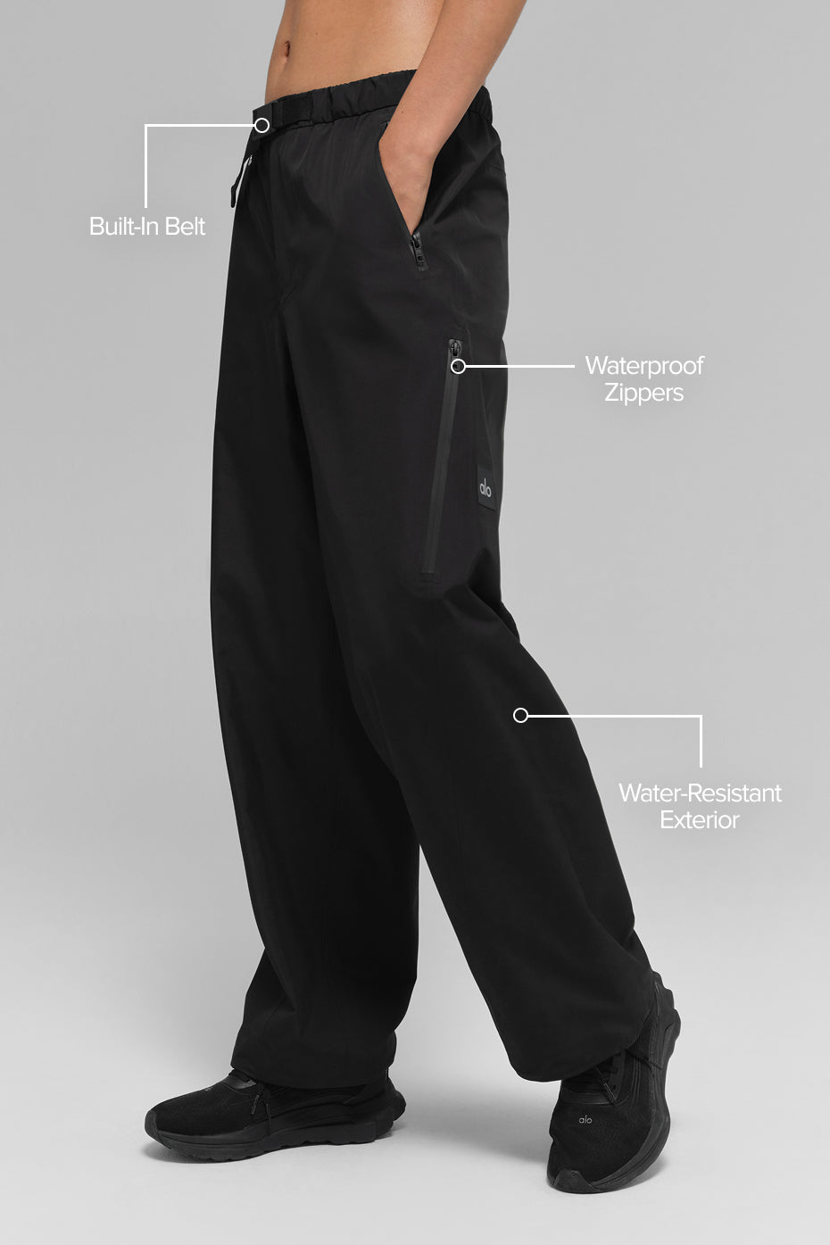 Alpha Shell Pant - Black--1