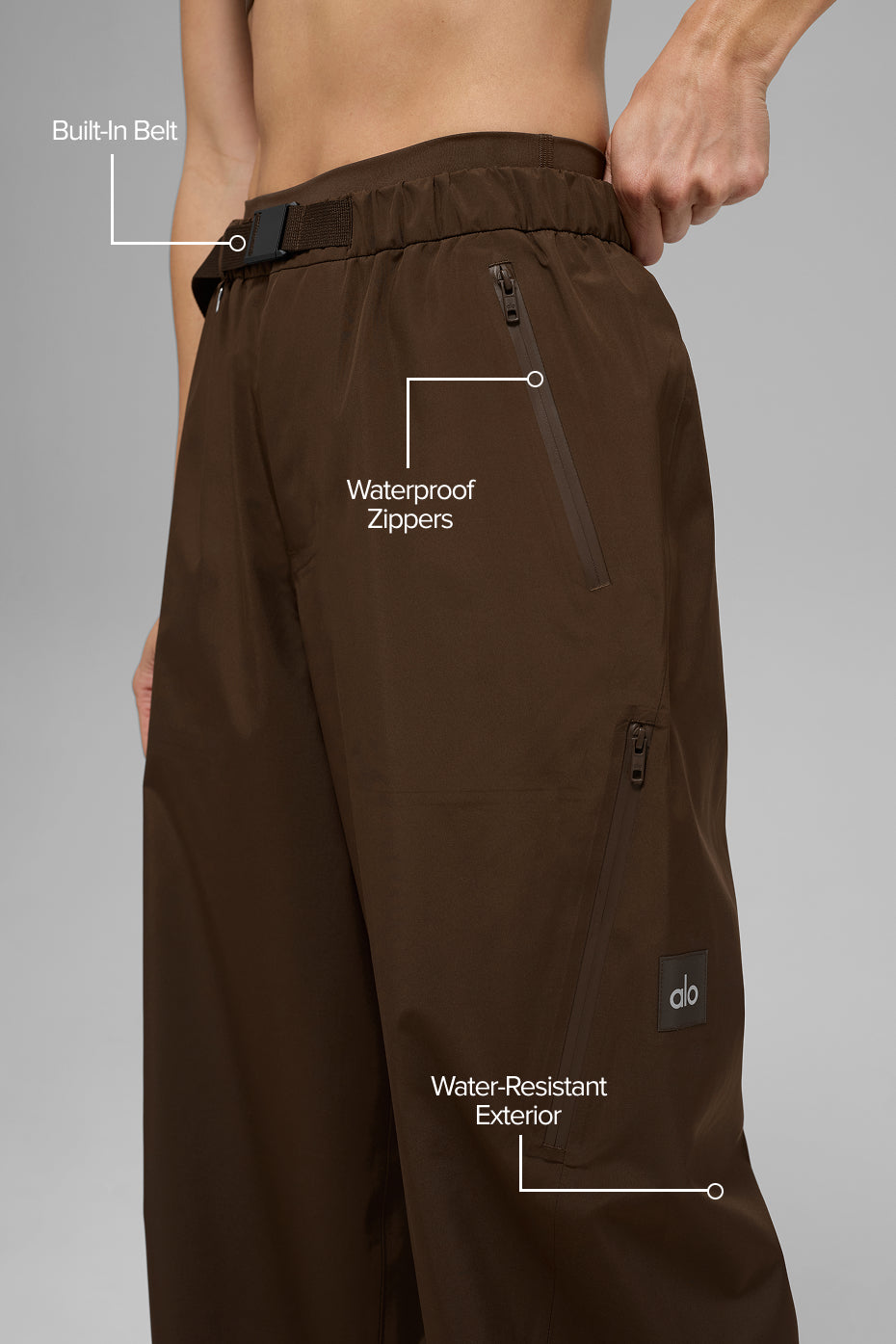 Alpha Shell Pant - Espresso--1