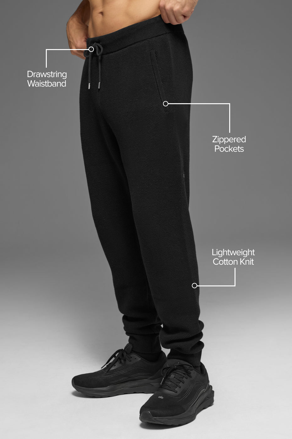 Sports Club Jogger - Black--1