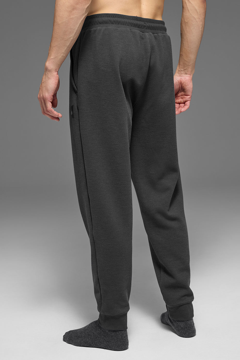 Waffle Lounge Jogger - Anthracite--2
