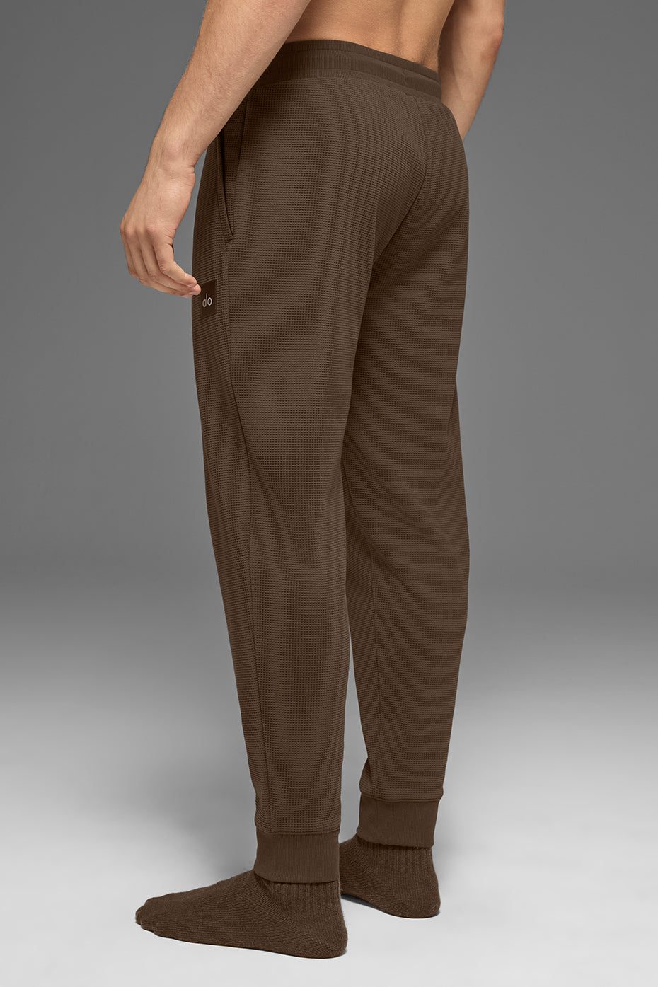 Waffle Lounge Jogger - Espresso--2