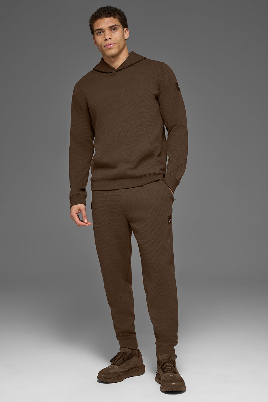 Waffle Lounge Jogger - Espresso--4