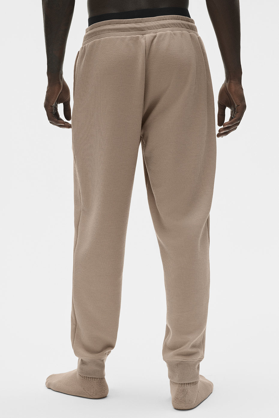 Waffle Lounge Jogger - Gravel--1