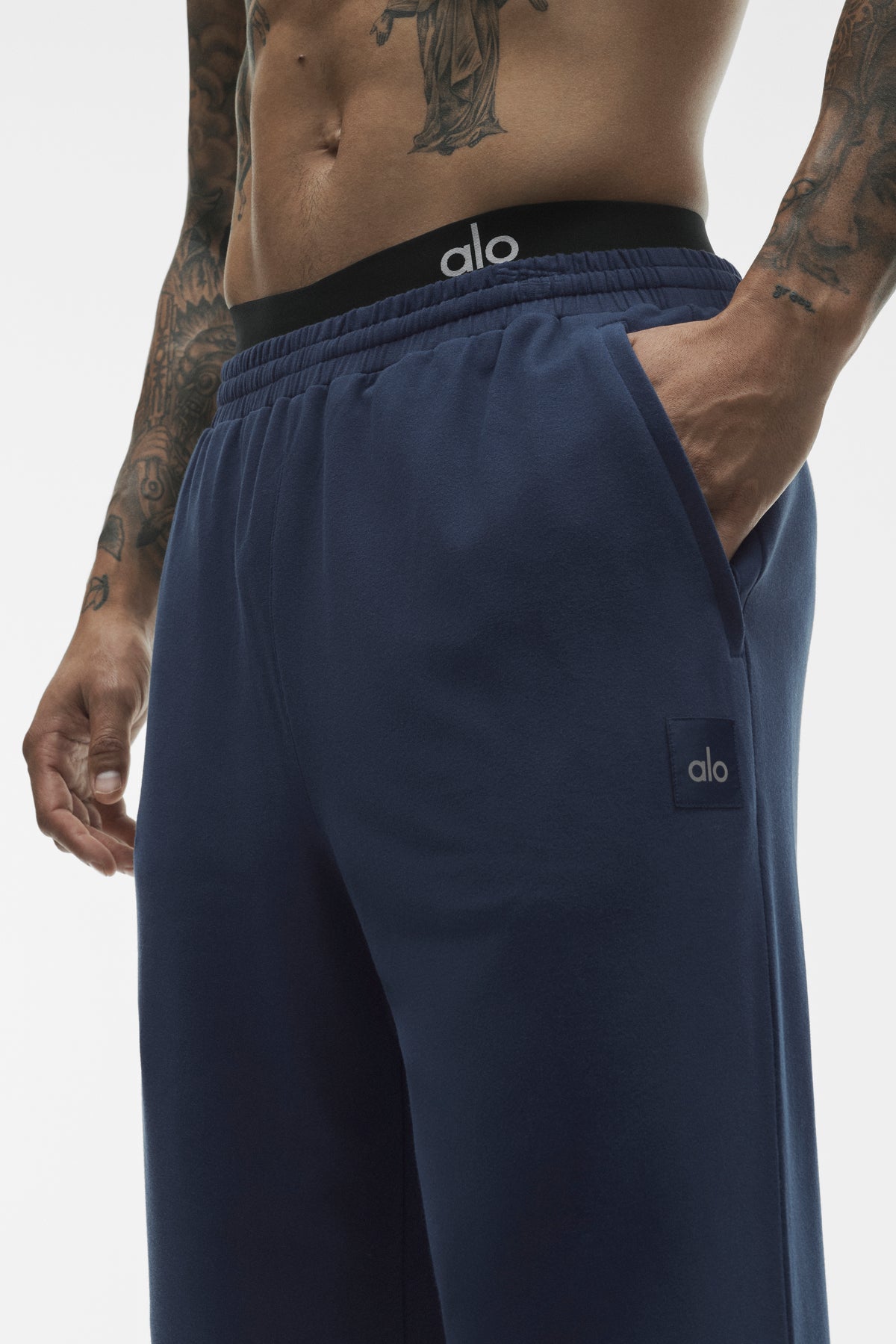 Double Take Straight Leg Pant - Navy--1
