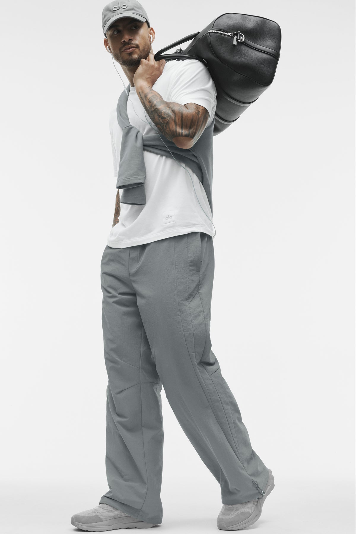 Takeaway Track Straight Leg Pant - Monument--4