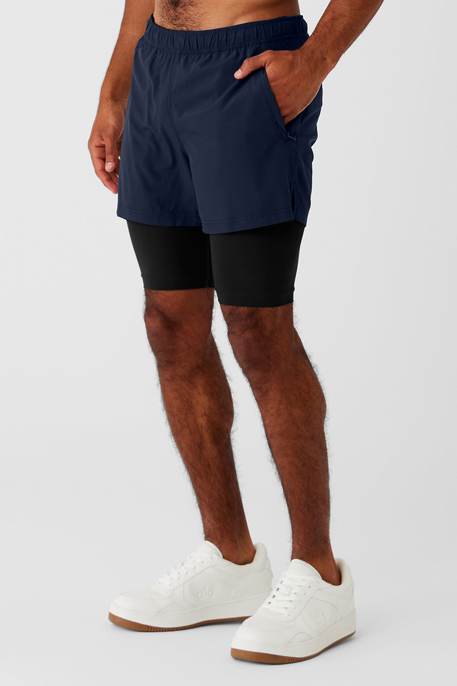 5" Revival 2-in-1 Short - Navy/Black--2
