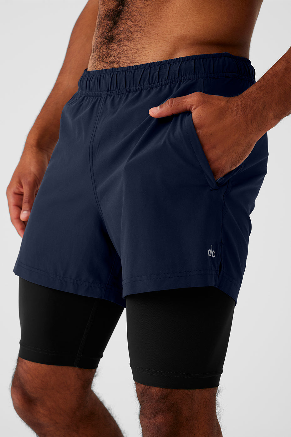 5" Revival 2-in-1 Short - Navy/Black--3