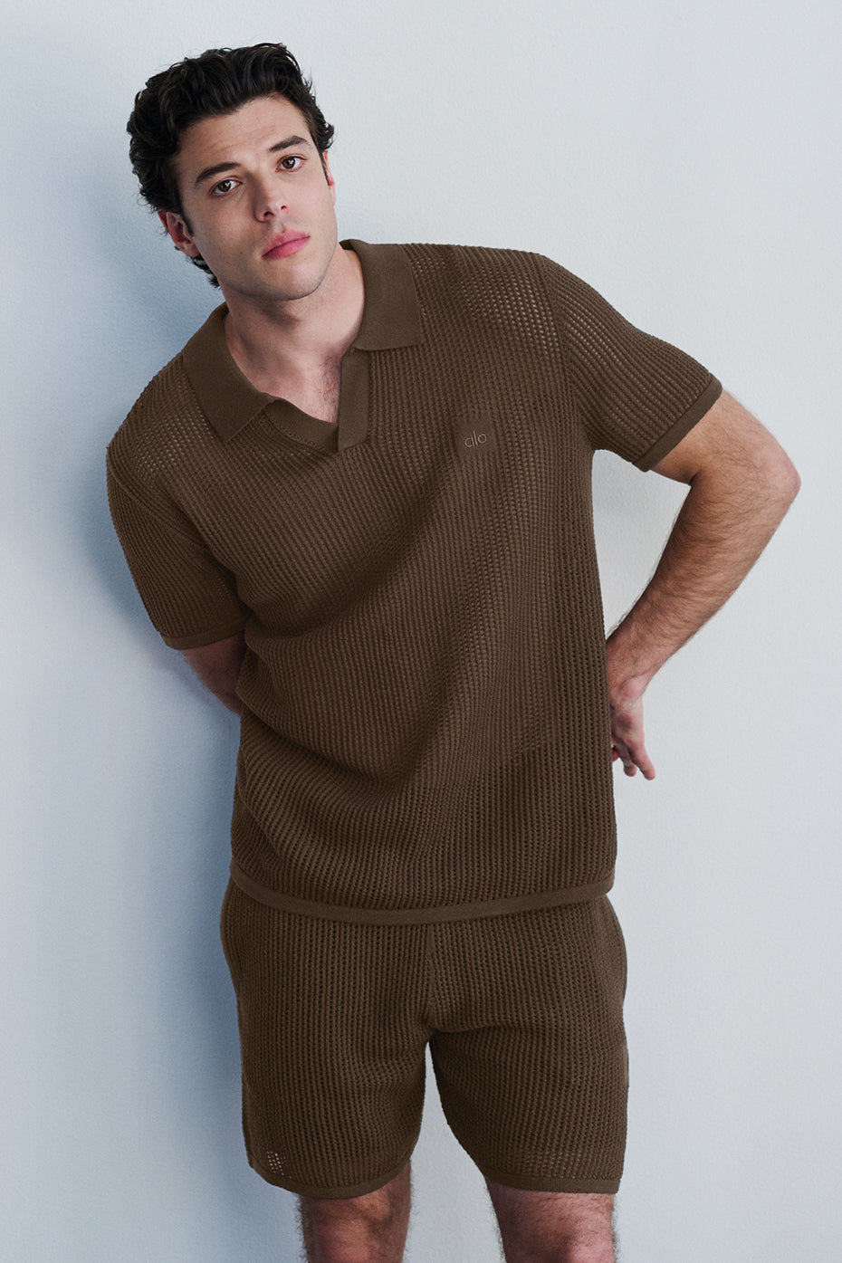 Open-Knit Short - Espresso--5