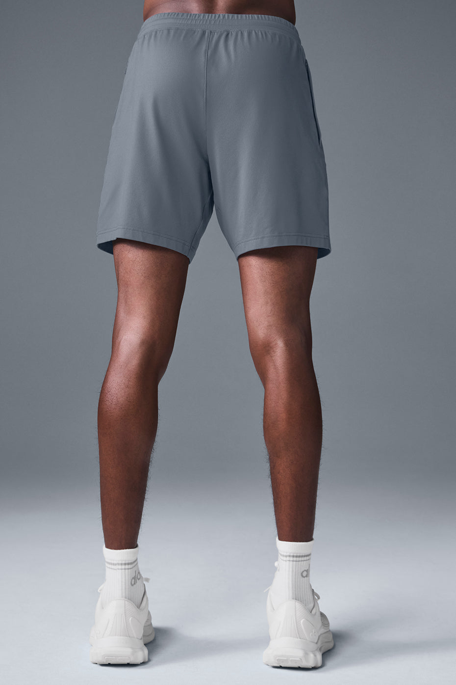 7" Conquer React Performance Short - Steel Grey--1