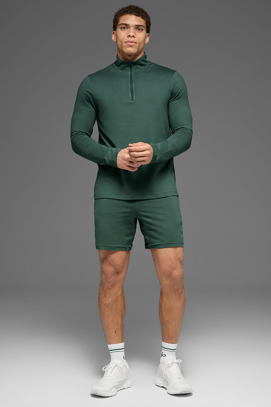 7" Conquer React Performance Short - Clover Green--4