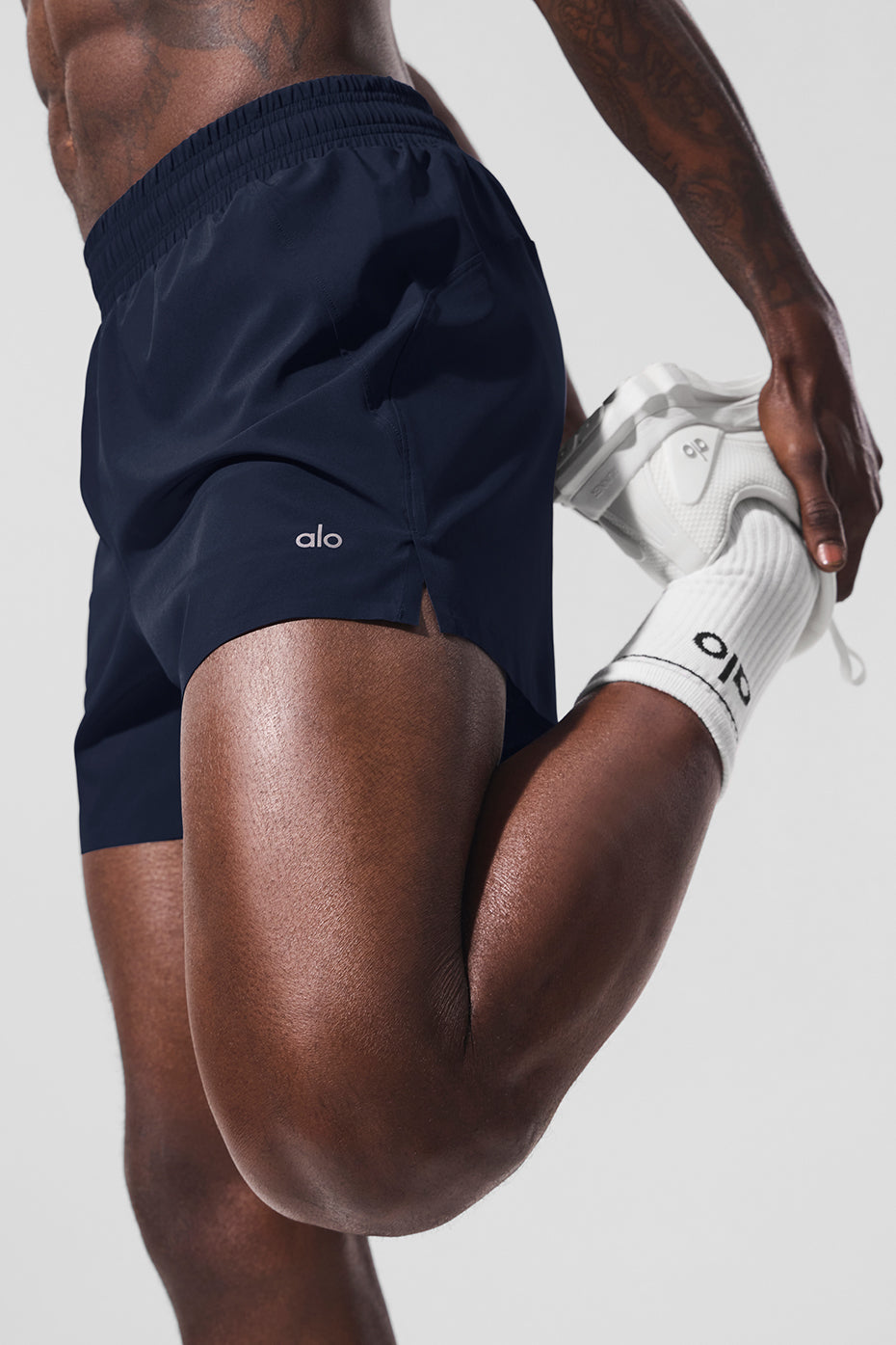 5" Adapt Running Short - Navy--1