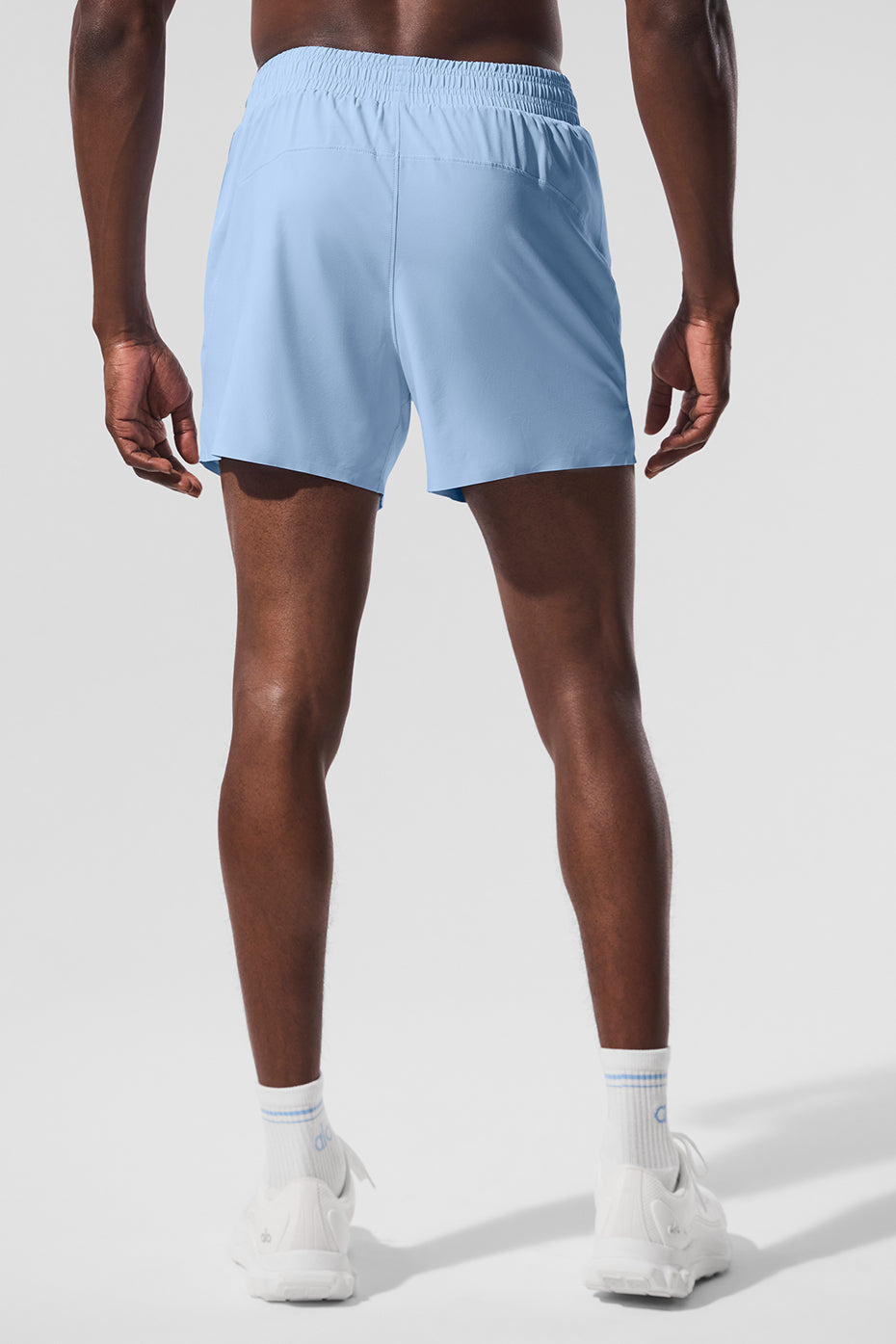 5" Adapt Running Short - Seashell Blue--2
