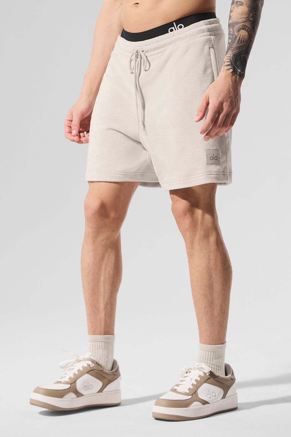 7" Coastal Terry Short - Bone--0