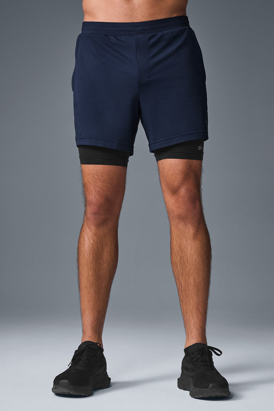 Conquer React 2-In-1 Performance Short - Navy/Black--0