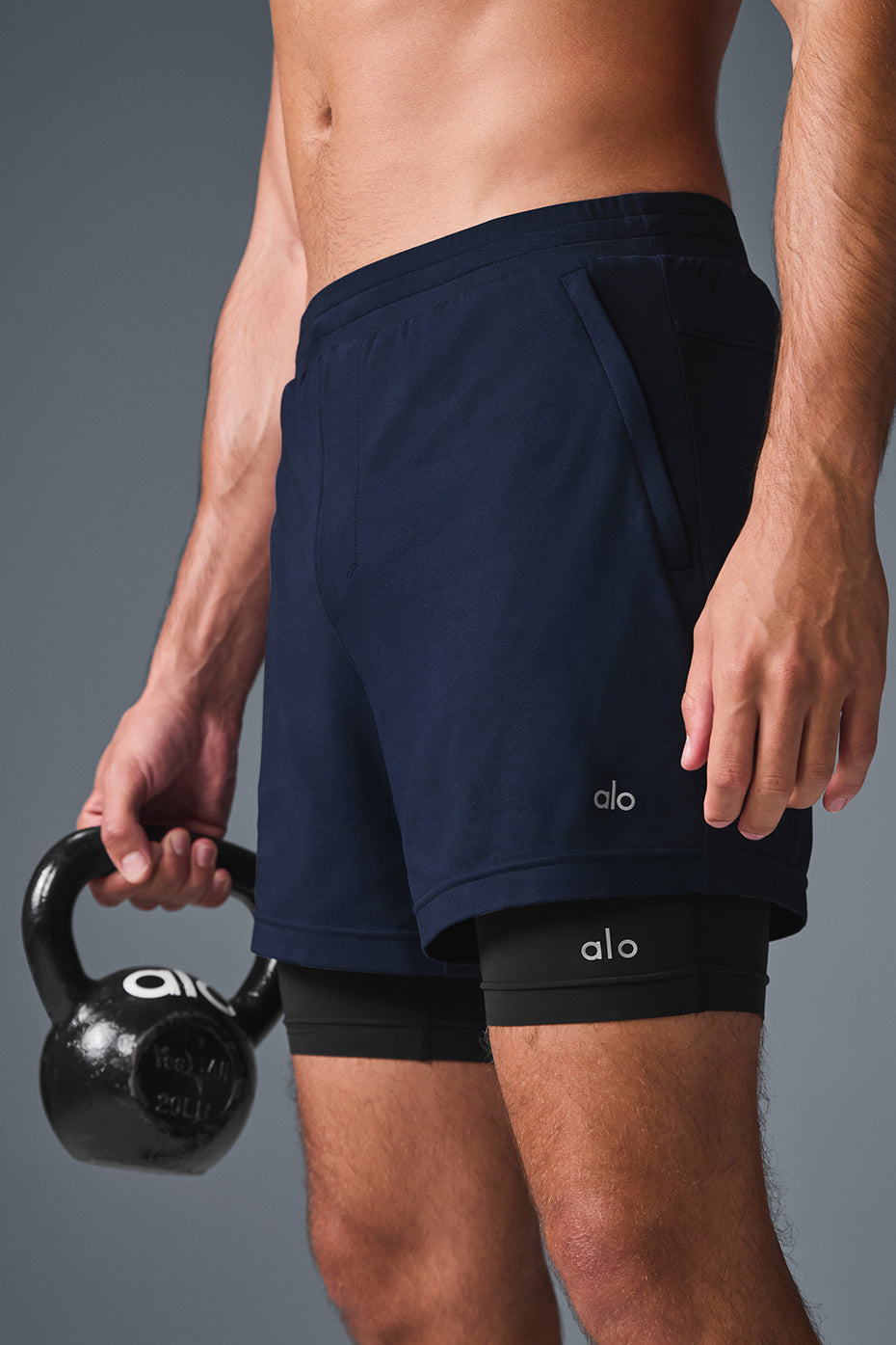 Conquer React 2-In-1 Performance Short - Navy/Black--3