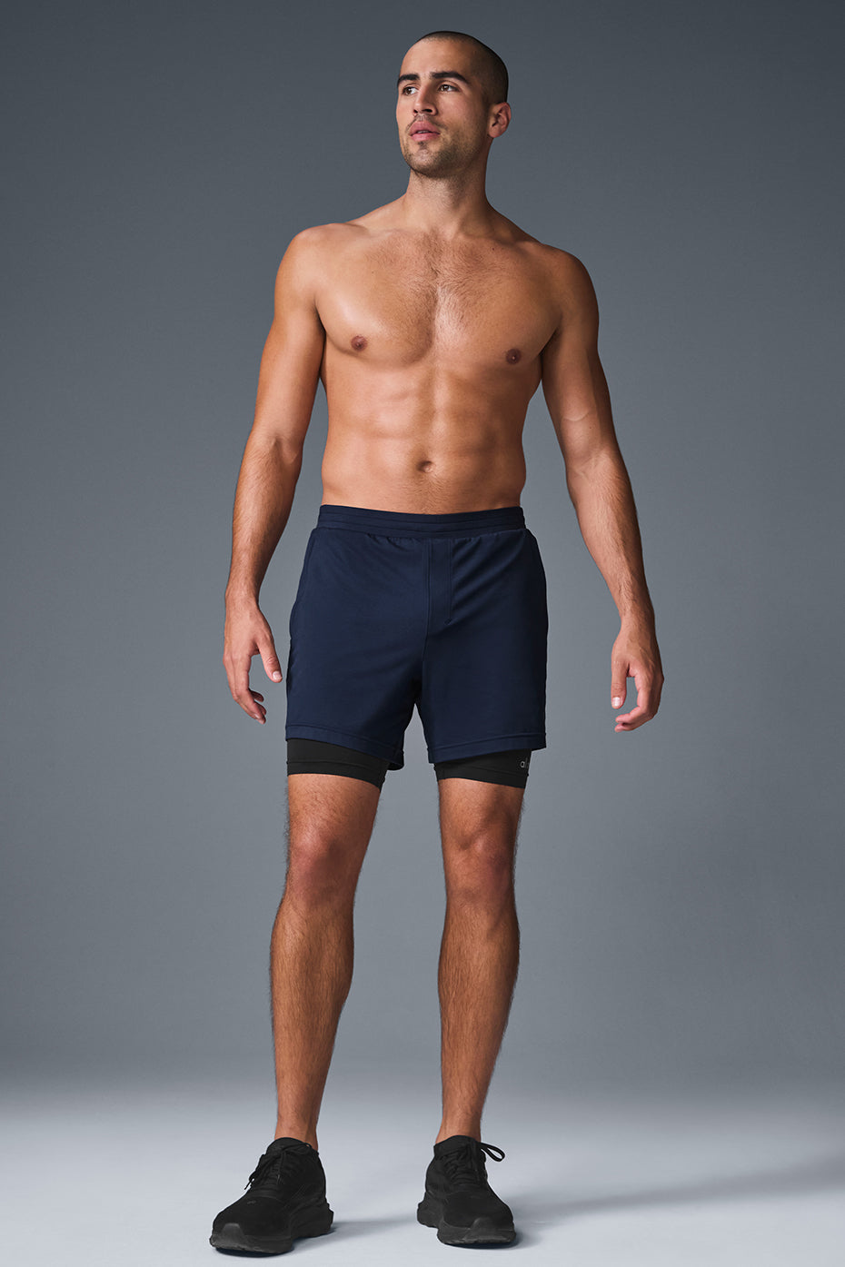 Conquer React 2-In-1 Performance Short - Navy/Black--4