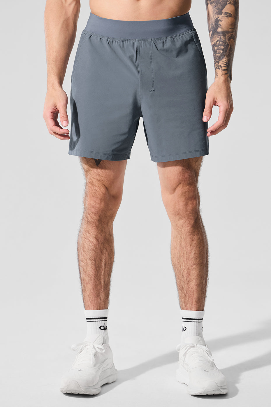 5" Repetition Short - Steel Grey--0