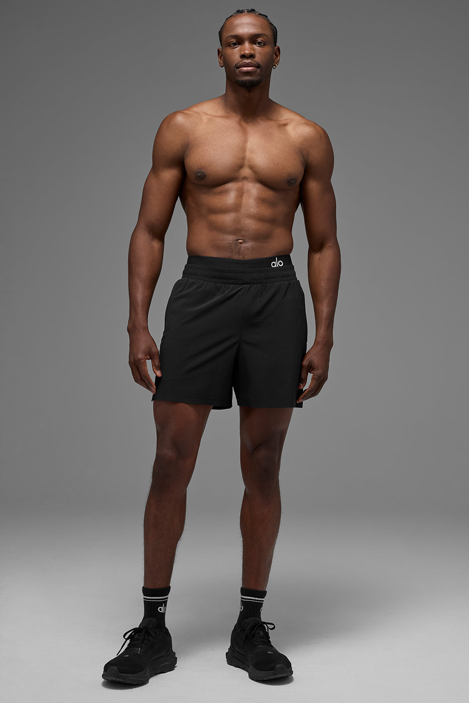 5" Traction Running Short - Black--4