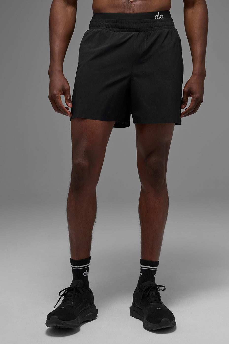 5" Traction Running Short - Black--0
