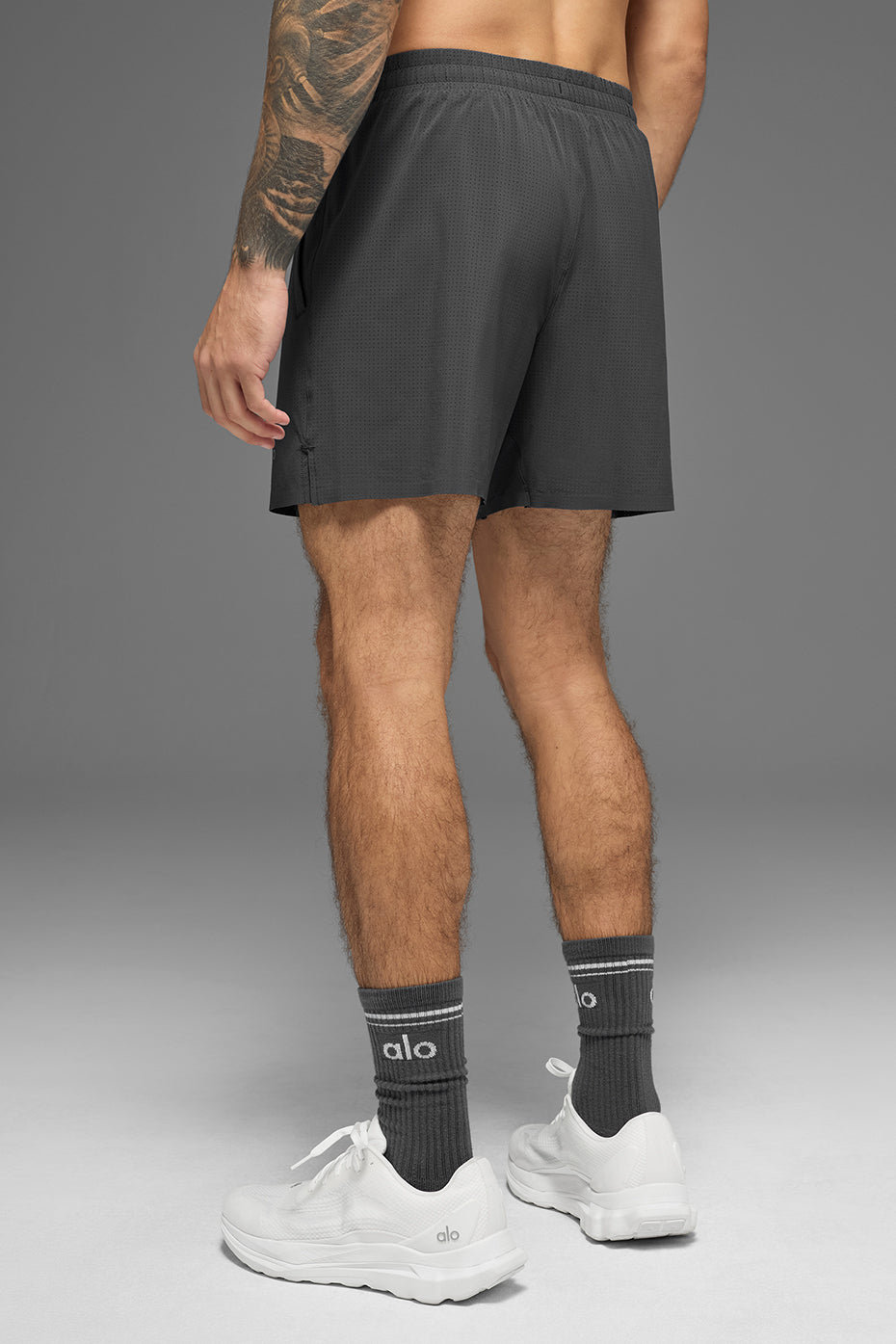 5" Traction Running Short - Anthracite--3