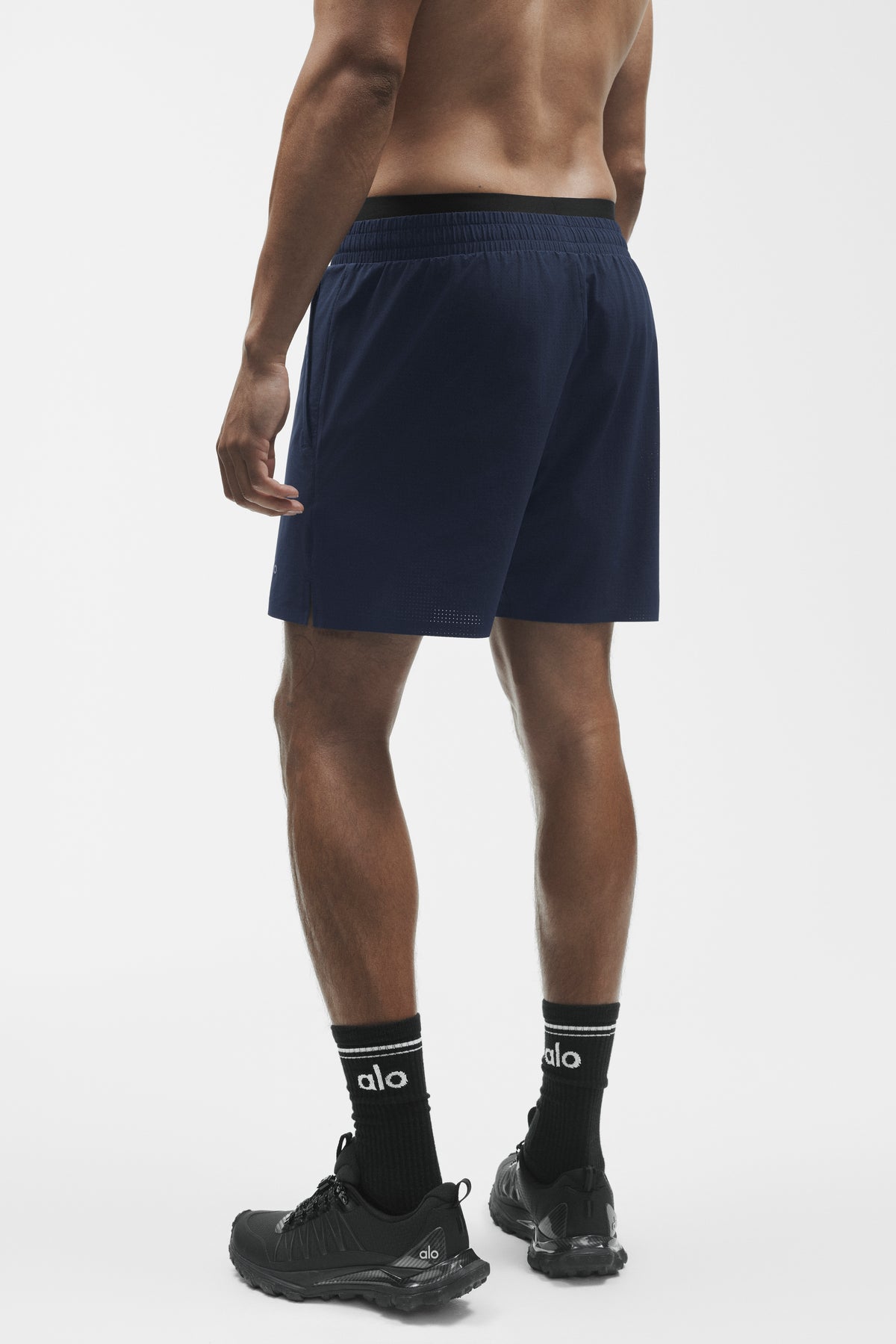 5" Traction Running Short - Navy--3