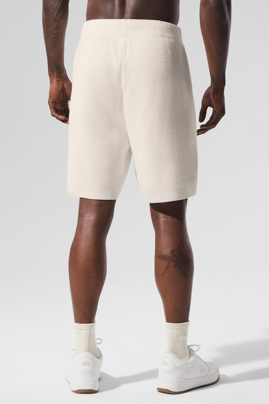 7" Sports Club Sweater Knit Short - Ivory--3