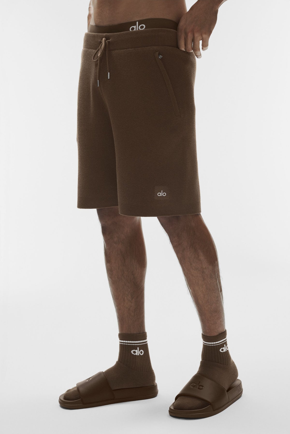 7" Sports Club Sweater Knit Short - Espresso--2
