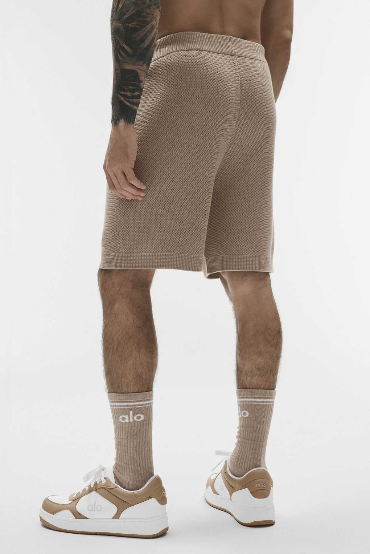 7" Sports Club Sweater Knit Short - Gravel--4