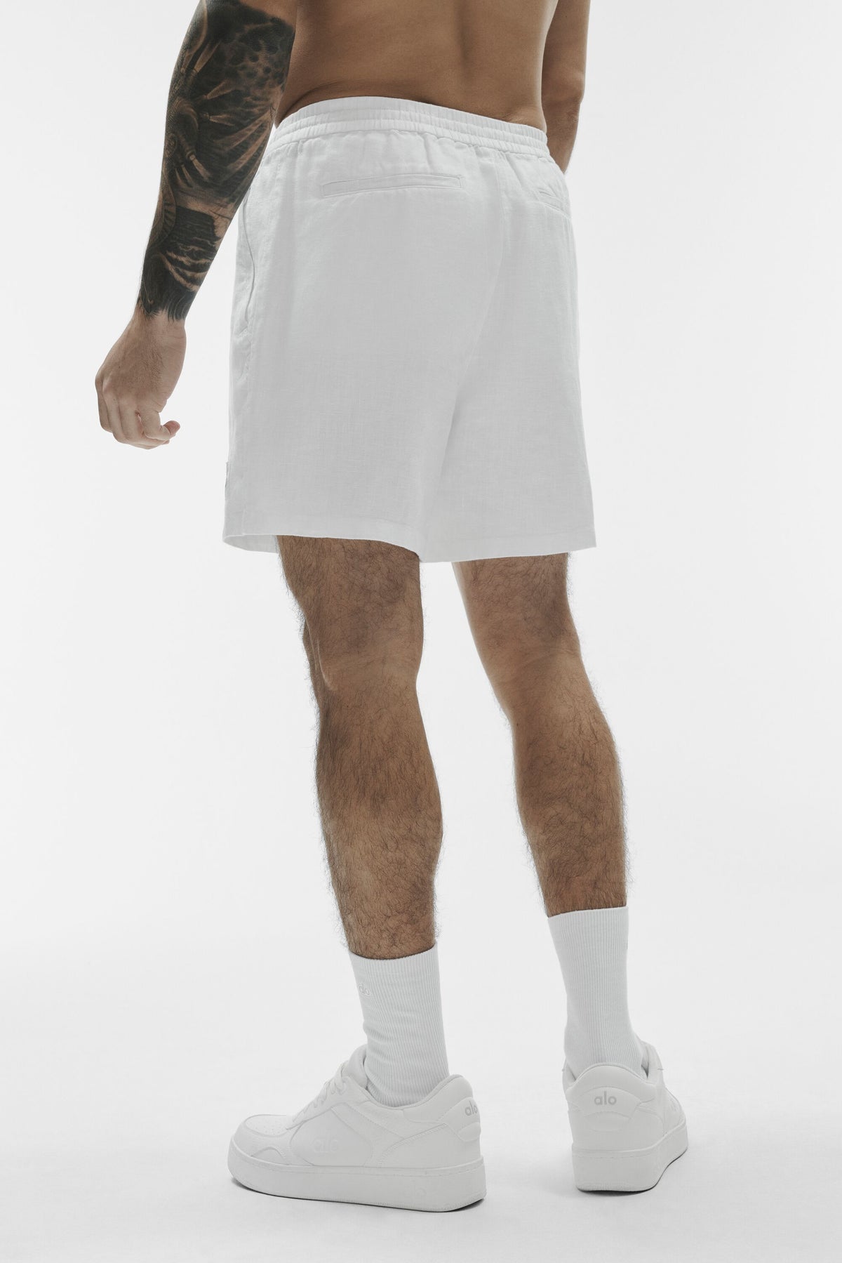 7" Linen Days Short - White--2