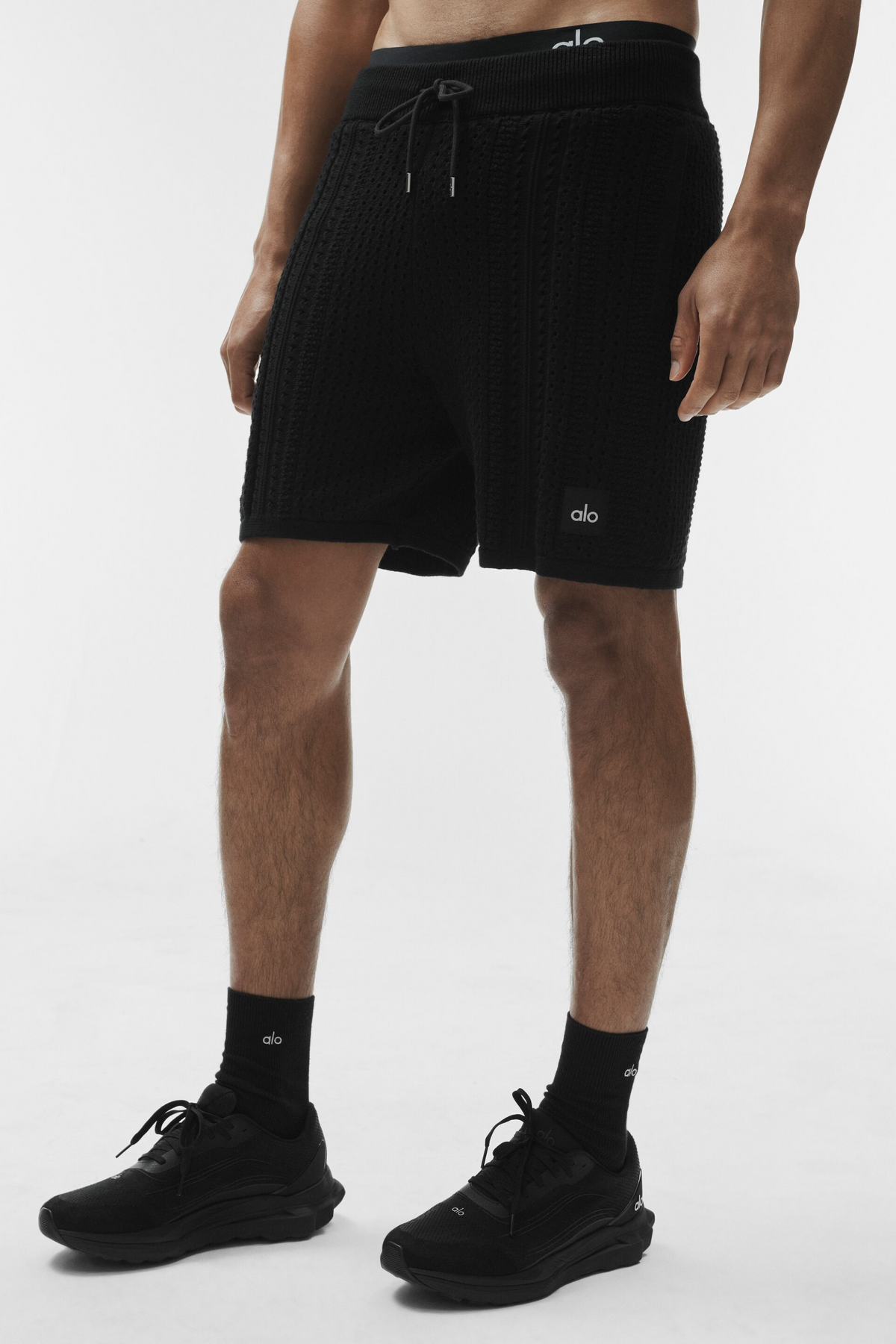 7" Coastline Knit Short - Black--2